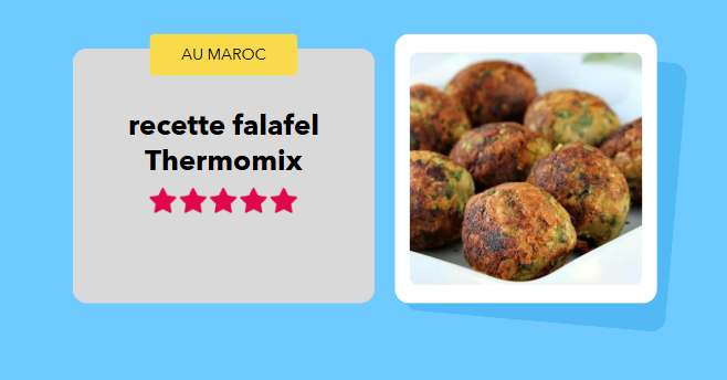recette falafel Thermomix