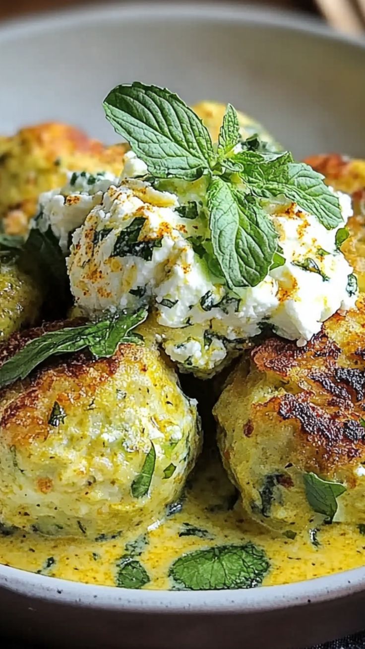 boulettes courgettes feta