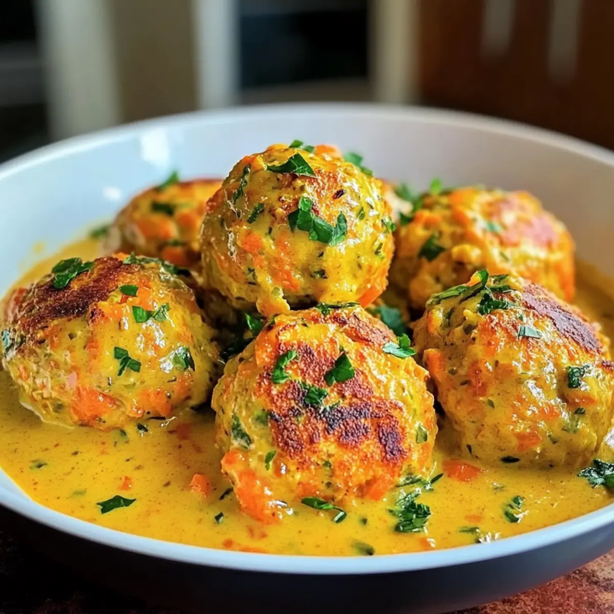 Boulettes de Légumes au Curry et Sauce Coco Faciles Boulettes de Légumes au Curry et Sauce Coco Faciles