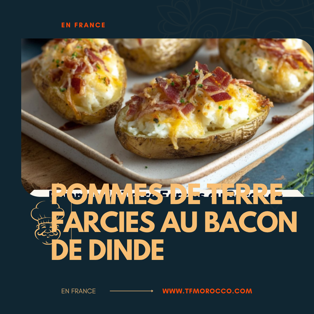 Pommes de Terre Farcies au Bacon de Dinde Pommes de Terre Farcies au Bacon de Dinde