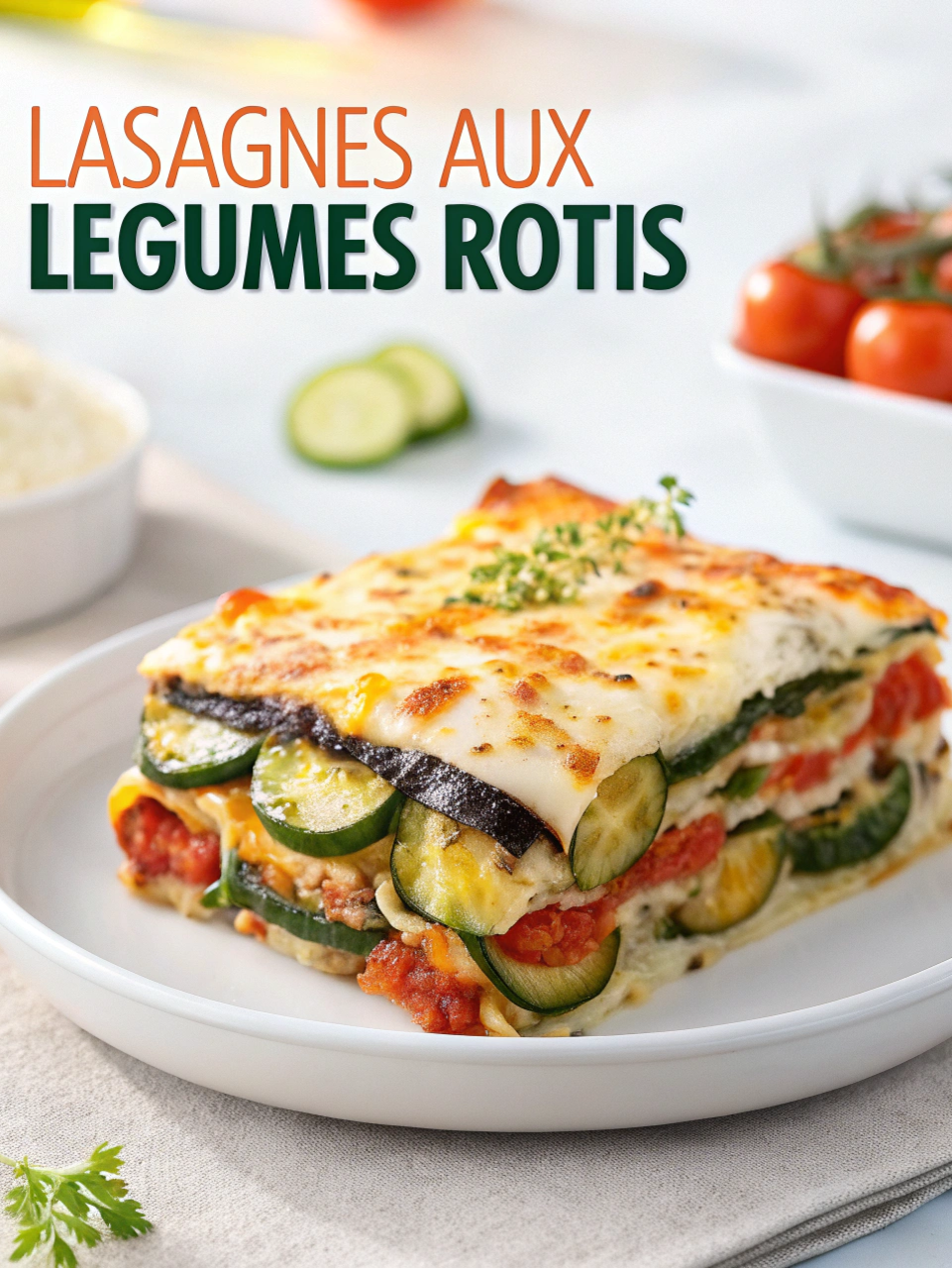 lasagnes aux légumes rôtis