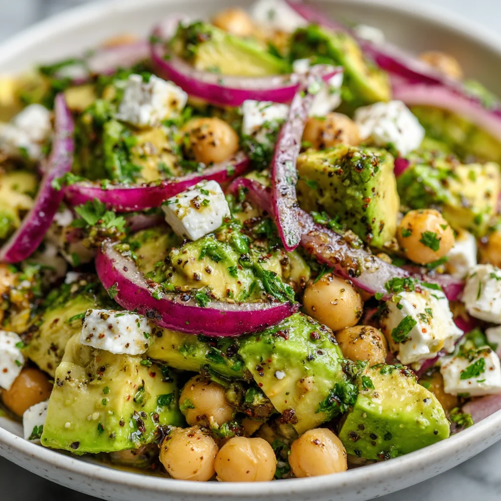 Salade Pois Chiches Feta Avocat : Fraîche et Rapide Salade Pois Chiches Feta Avocat : Fraîche et Rapide