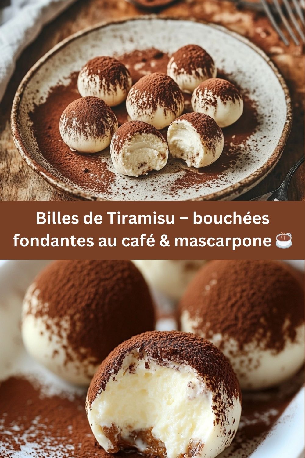 Billes de Tiramisu Faciles - Recette Sans Cuisson