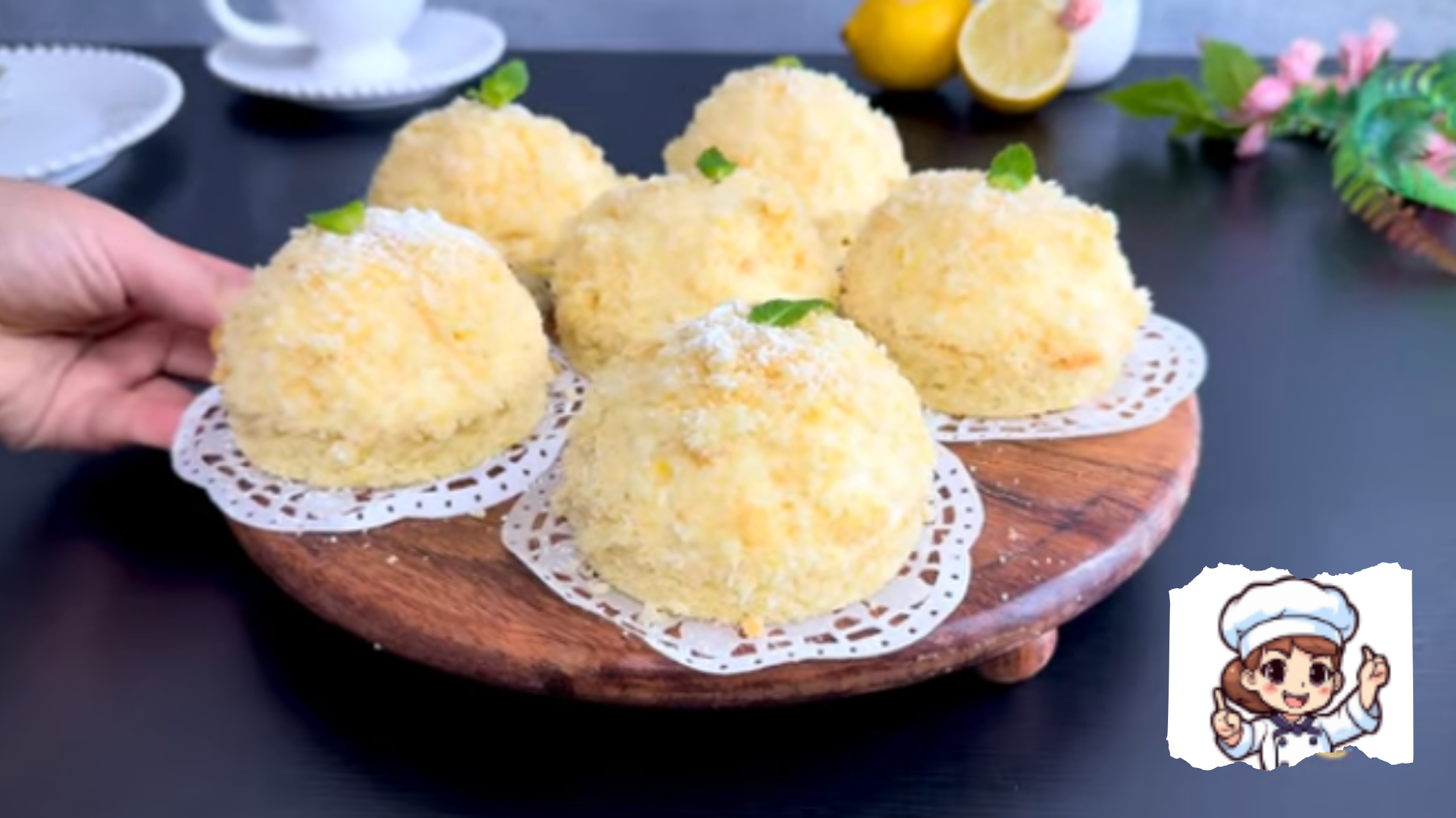 Dômes citron faciles et ultra moelleux