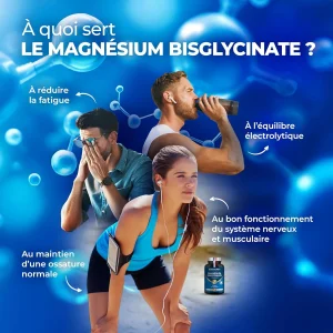 Magnésium Bisglycinate + B6 | Anti-Fatigue & Stress Nutrimea
